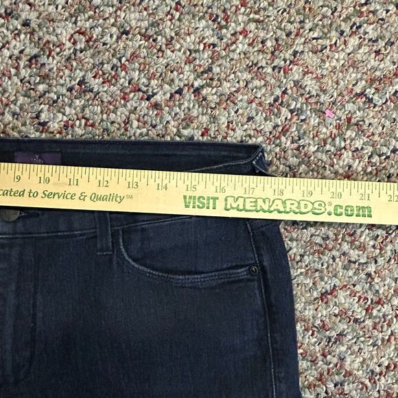 NYDJ Lift Tuck Blue Dark Wash High Rise Ankle Length Slim Leg Jeans Size 16 - Picture 13 of 16